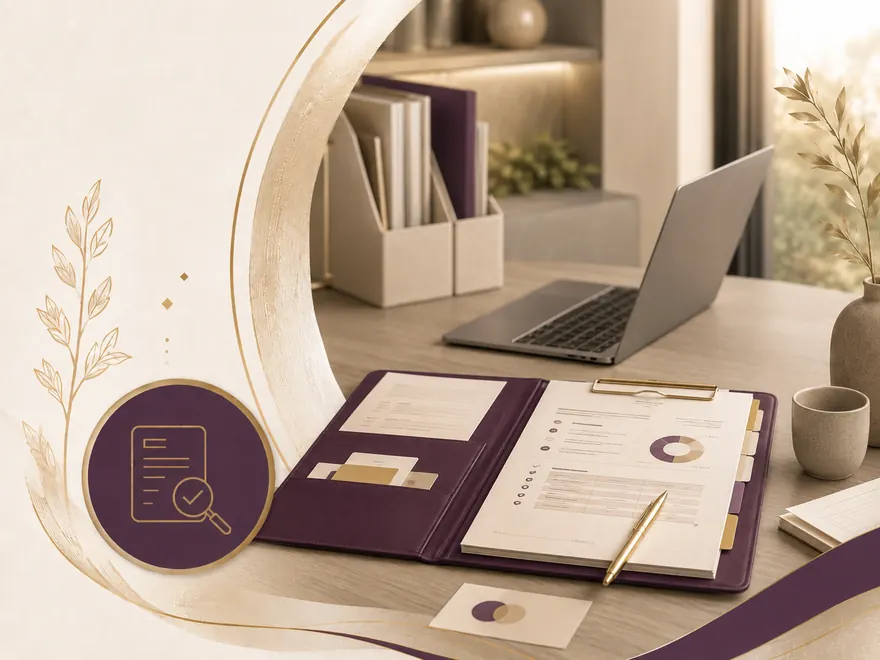 Documentation and planning folio for school meetings